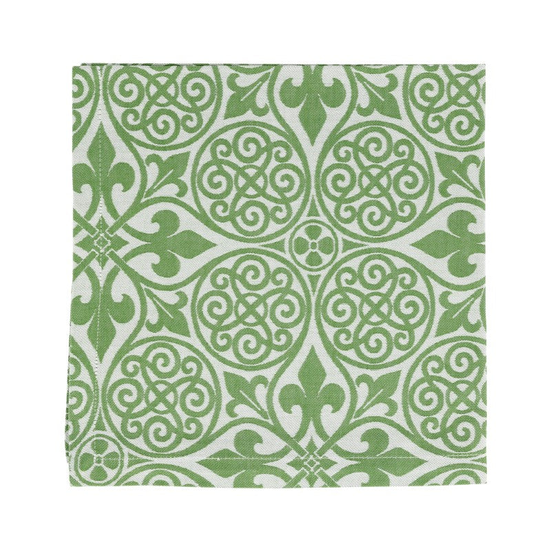 Damask Green Napkins | Set of 4