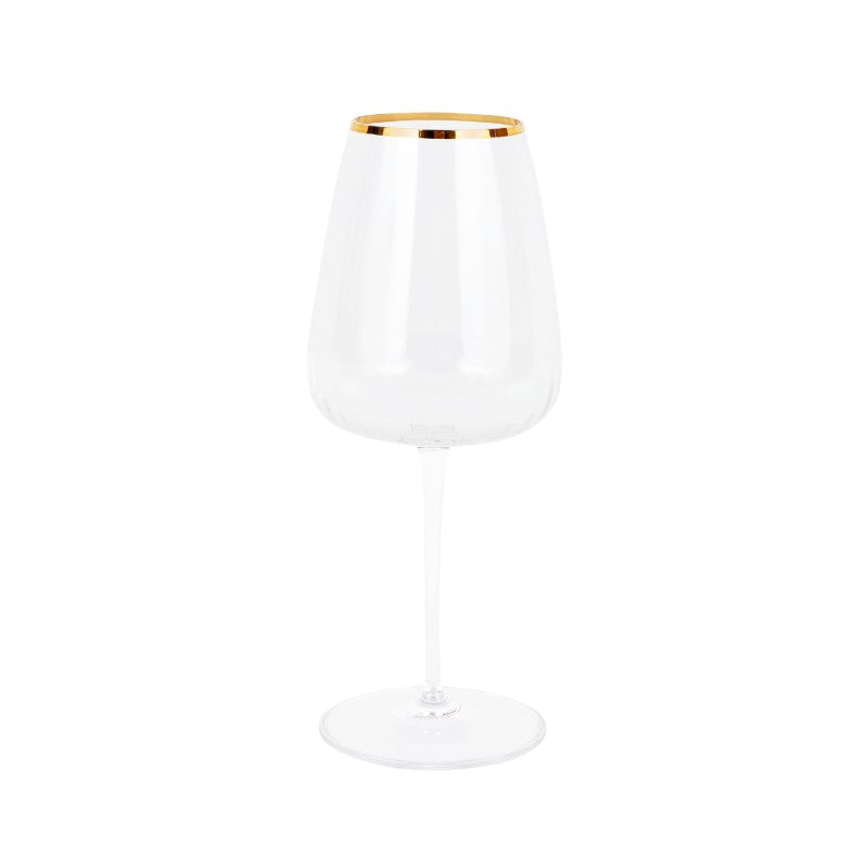 Francesca Gold Wine Glass