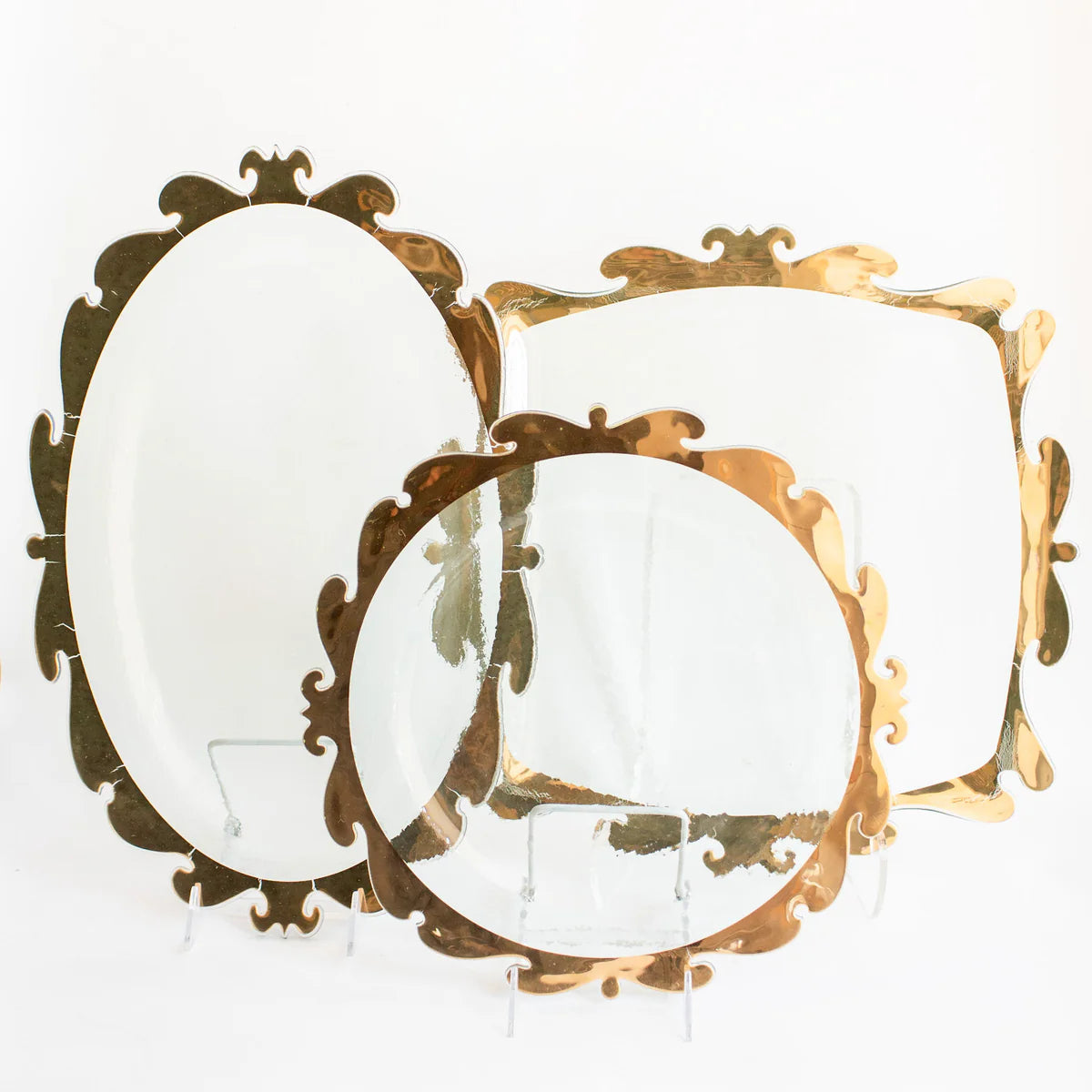 Rococo Oval Platter - Gold