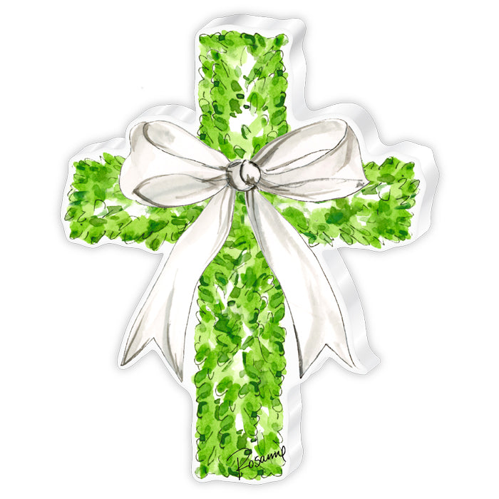 Handpainted Large Cross Acrylic Art
