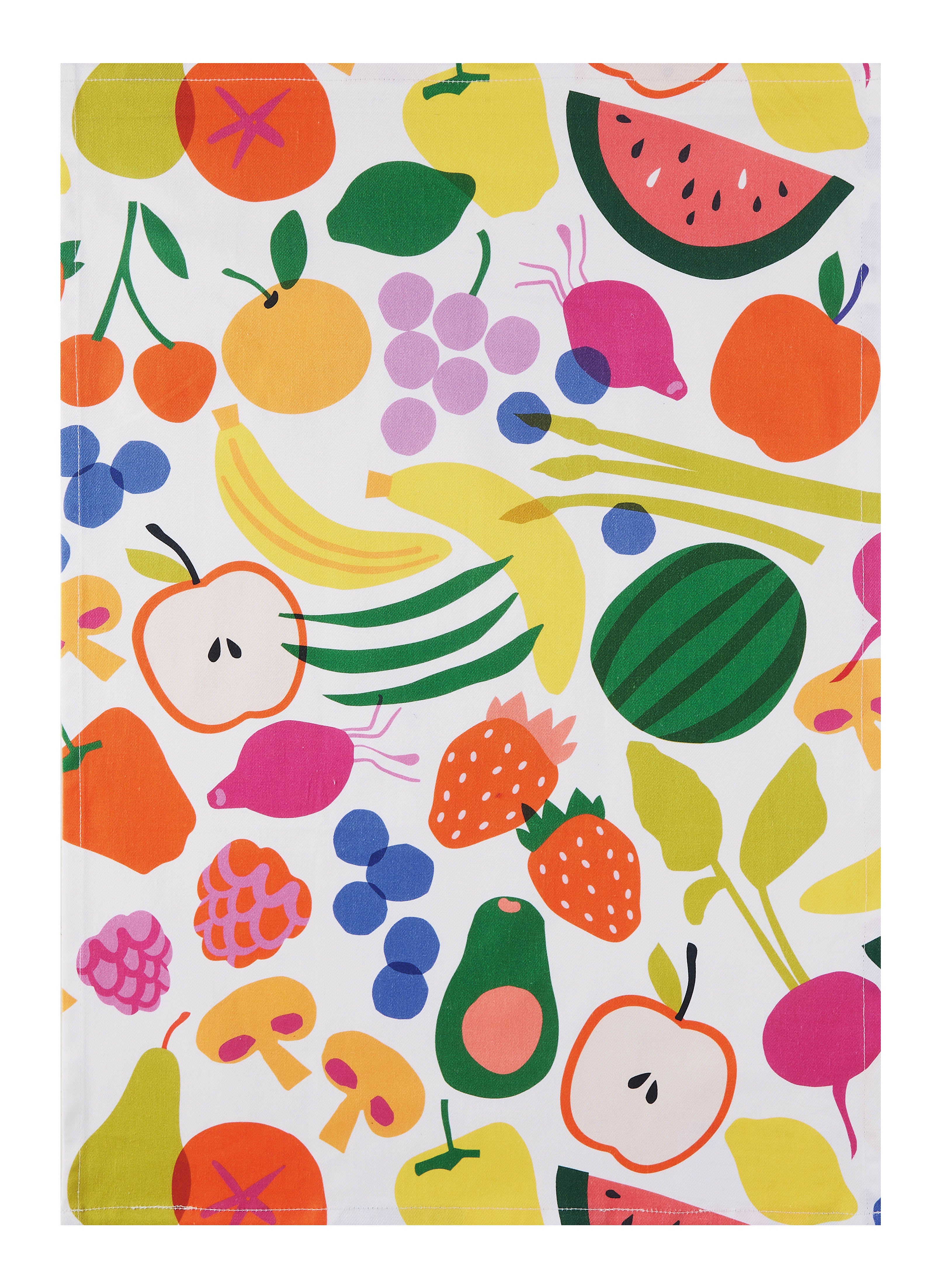 Fruit Market Tea Towel
