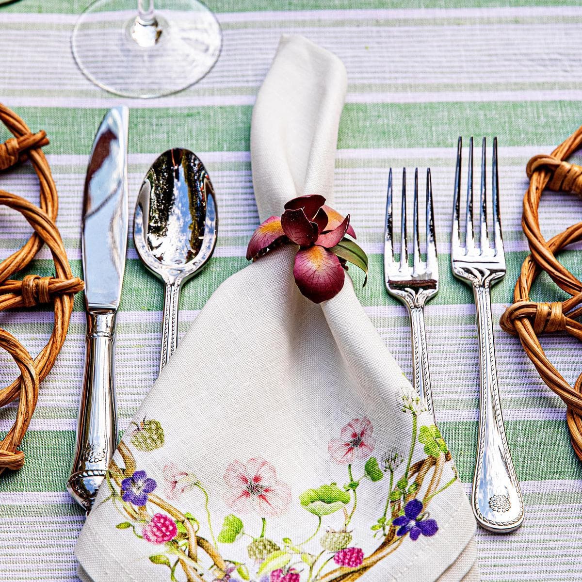 Berry & Thread 5 Piece Place Setting - Polished