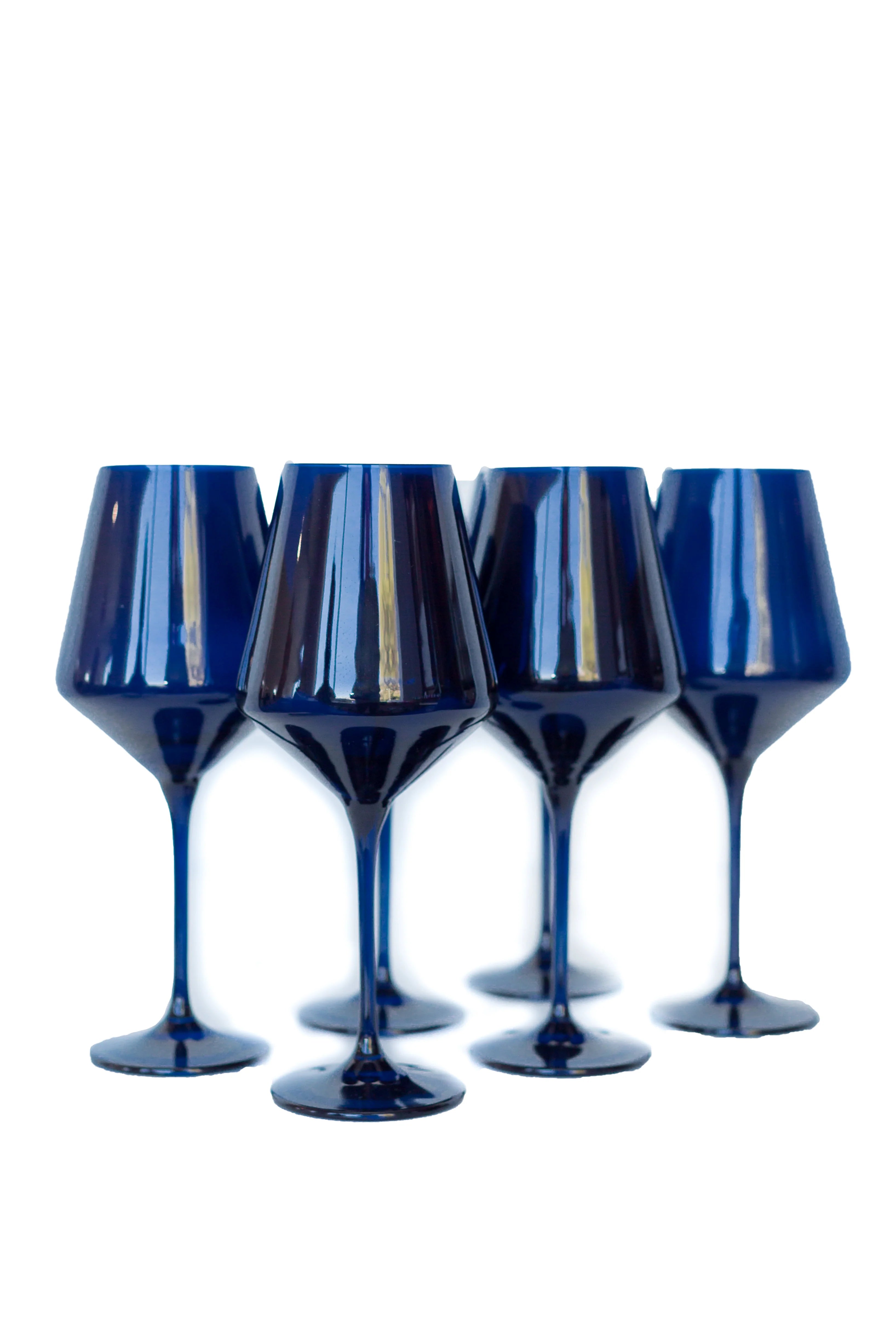 Estelle Wine Stemware - Bundle - Midnight Blue