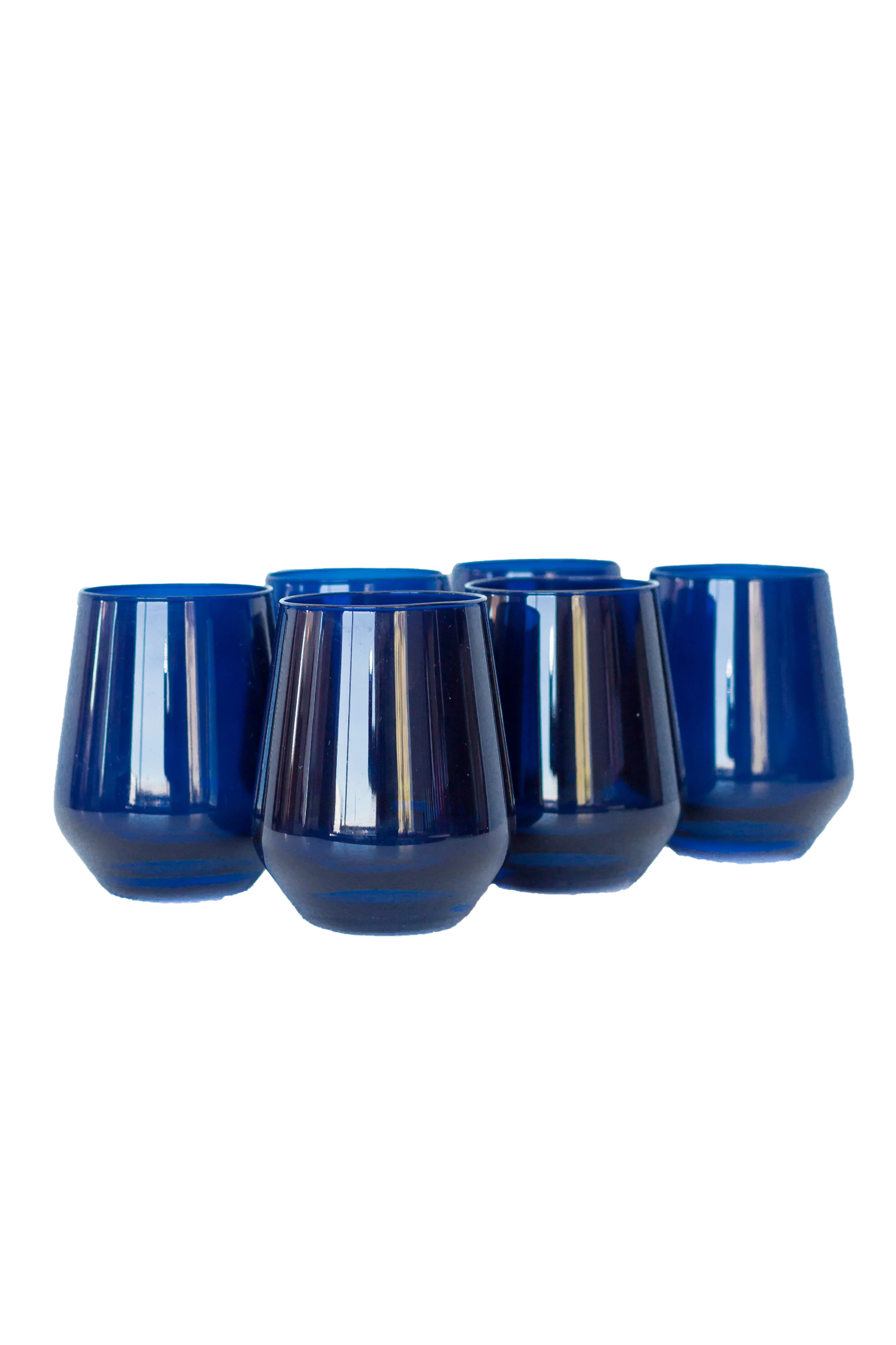 Estelle Stemless Wine - Bundle - Midnight Blue