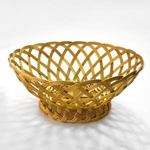 Gold Wire Mesh Basket