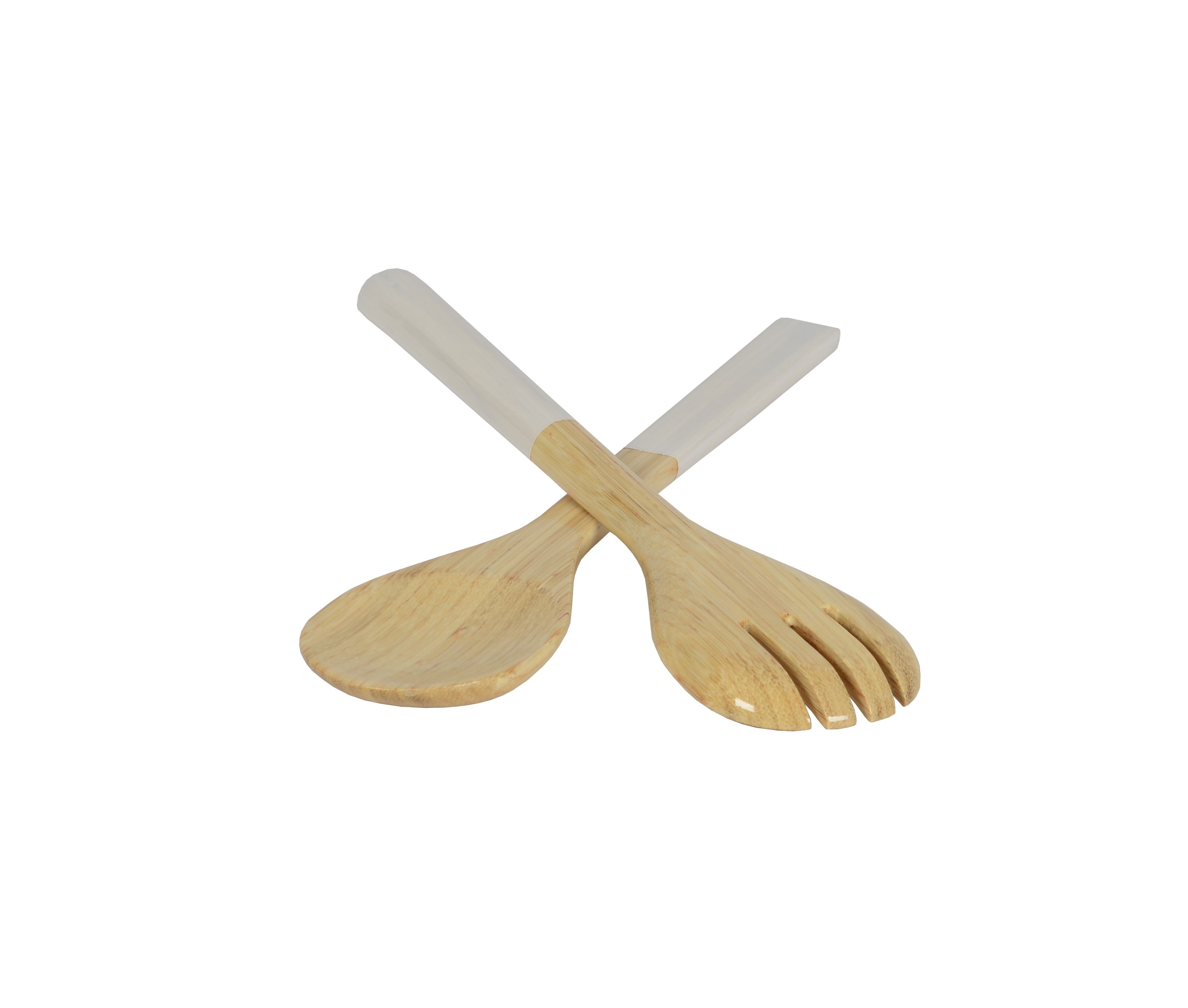 Small Bamboo Salad Servers