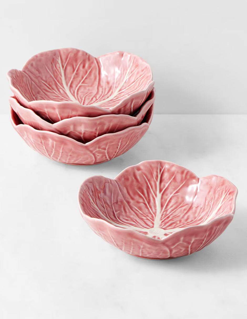 Pink Cabbage Cereal Bowl