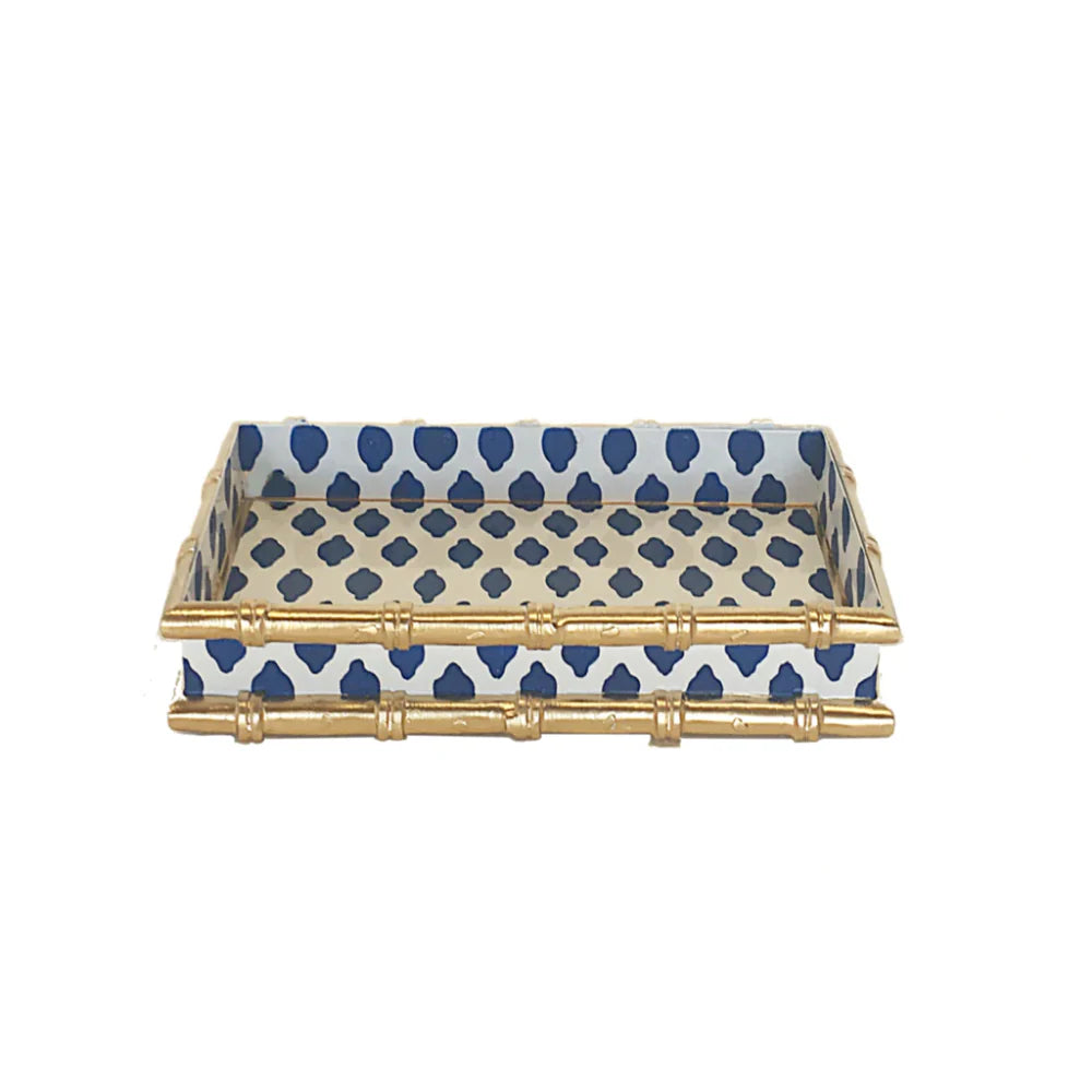 Bamboo in Parsi Navy Letter Tray