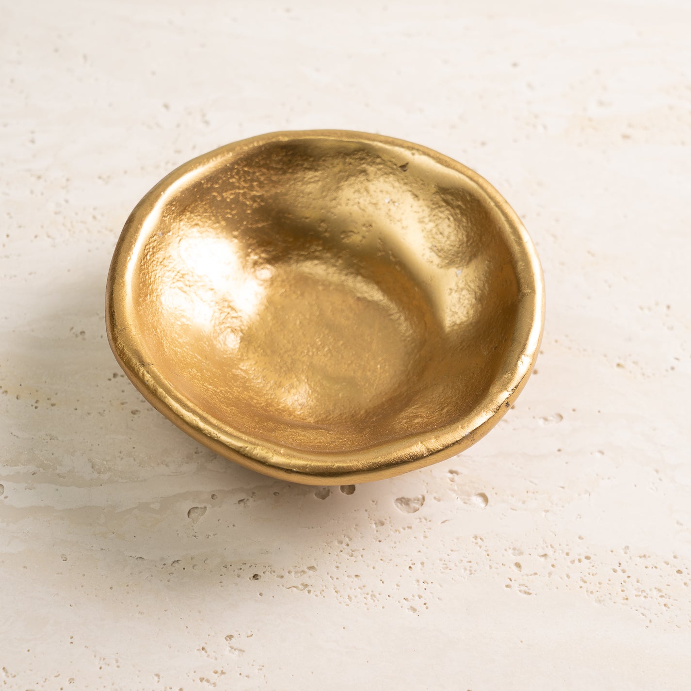 Textured Gold Small Dish