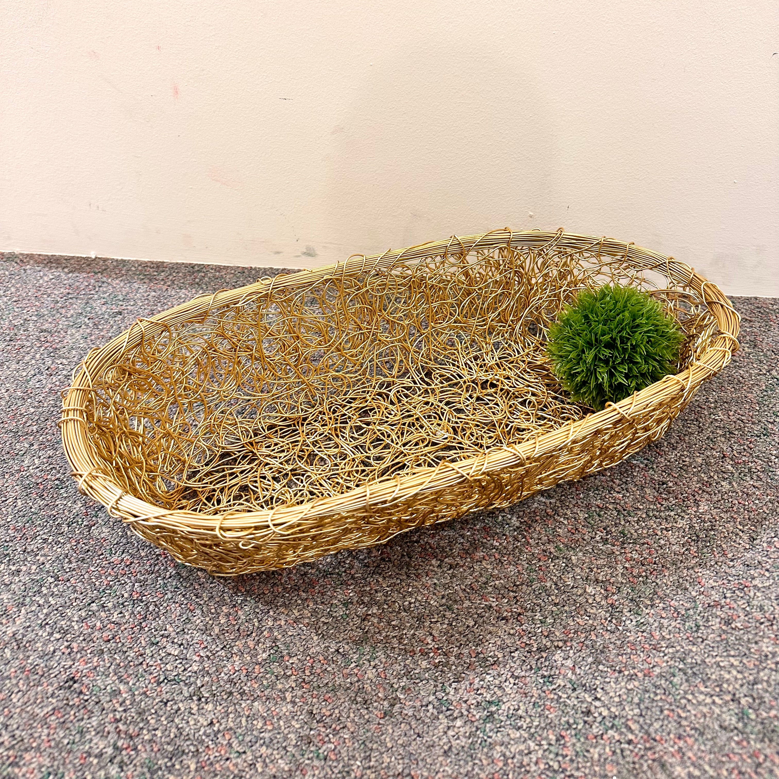 Gilded Loaf Basket
