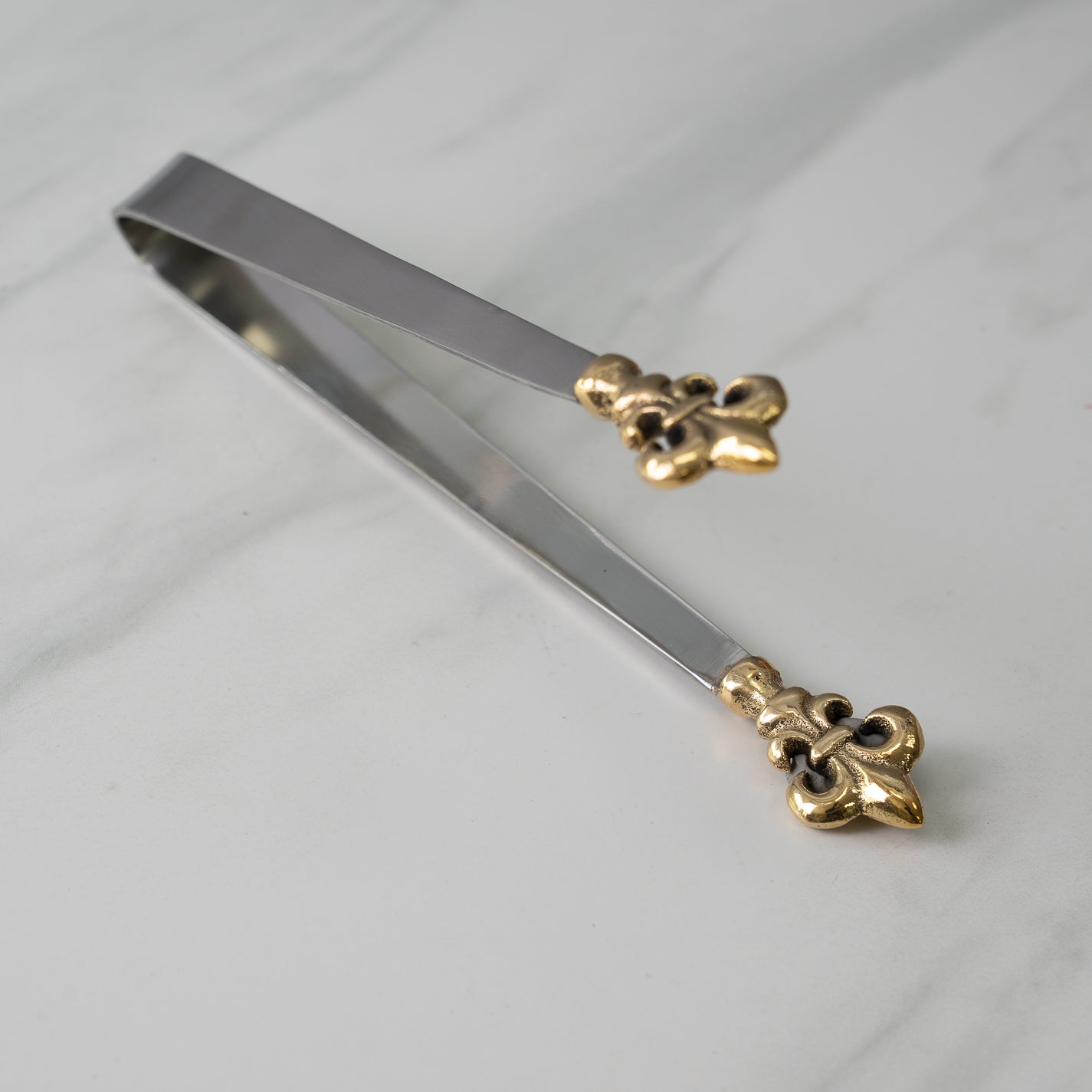 Gold Fleur-De-Lis Ice Tong