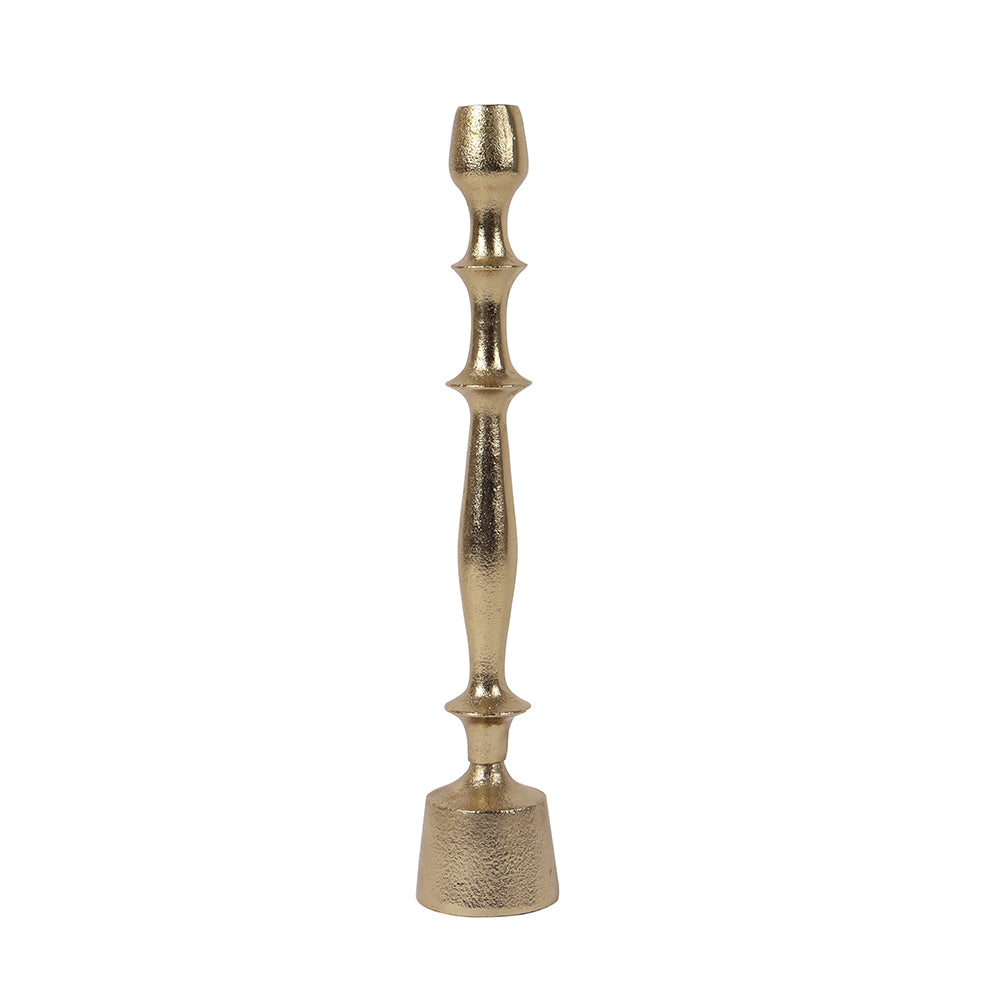 Gold Taper 16" Candle Holder