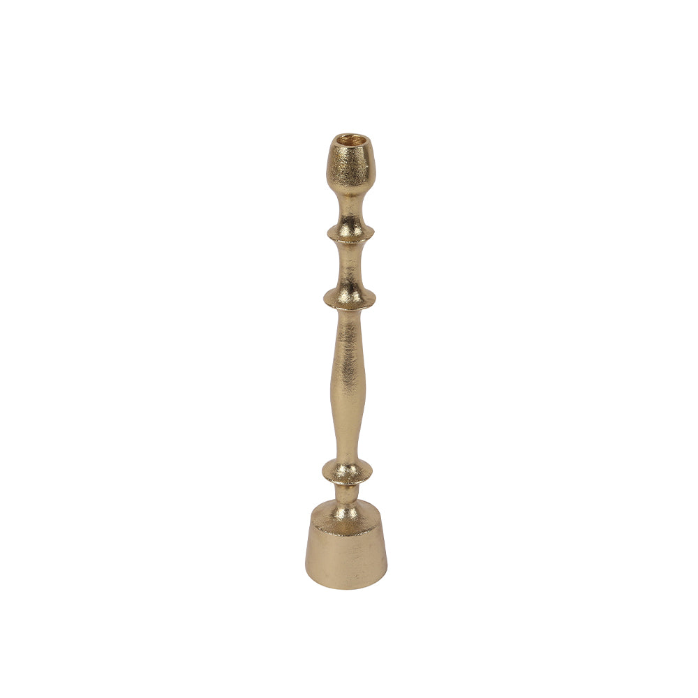 Gold Taper 16" Candle Holder