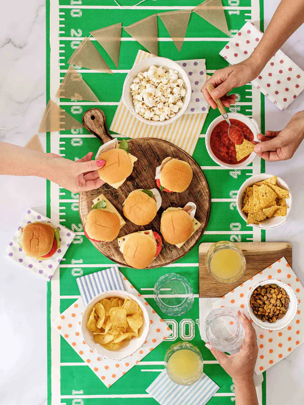 Papersoft Napkins Dot Orange Guest Towels (Pack of 20)