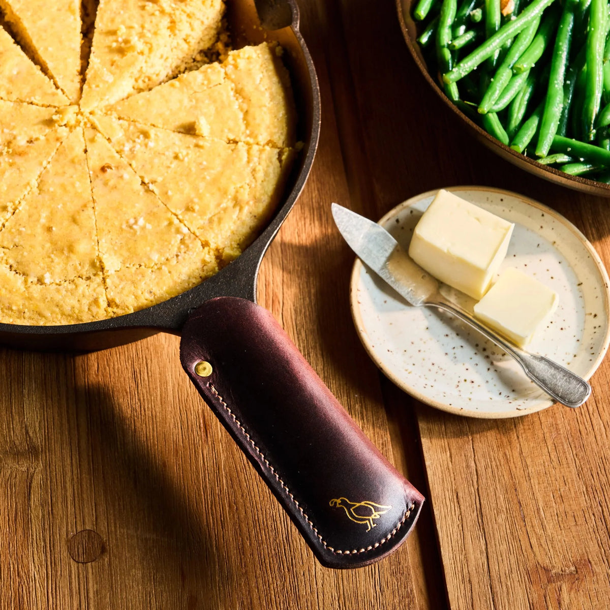 Standard Leather Skillet Sleeve