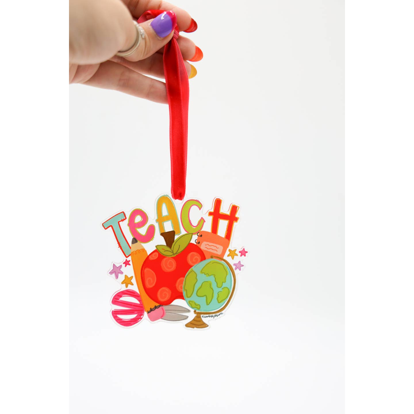 Teach Icons Acrylic Ornament