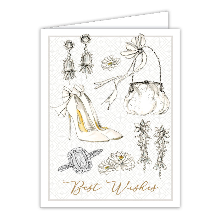 Handpainted Bridal Icons Greeting Card