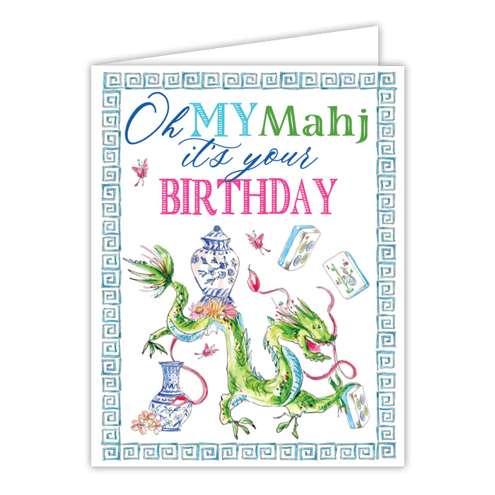 Handpainted Birthday Greeting Card
