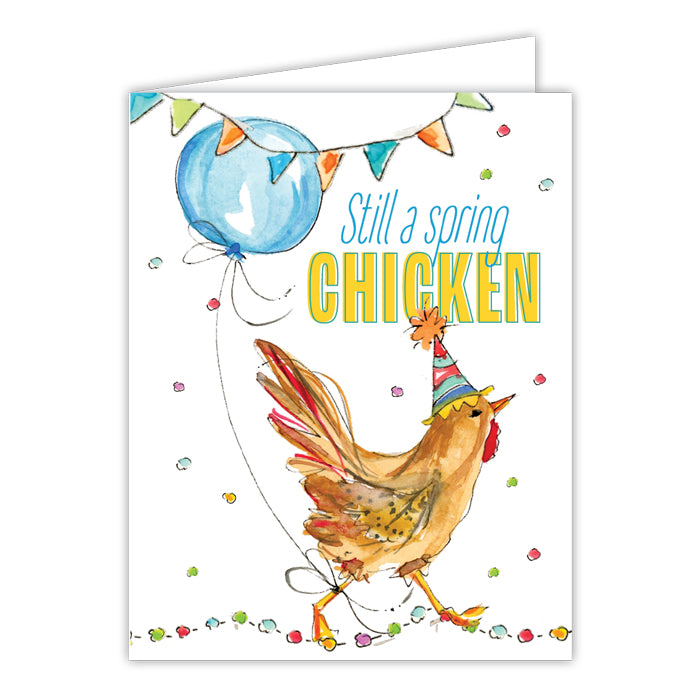 Handpainted Birthday Greeting Card
