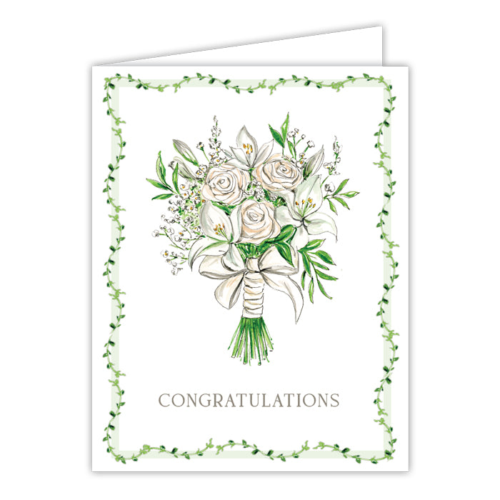Handpainted Congratulations Greeting Card
