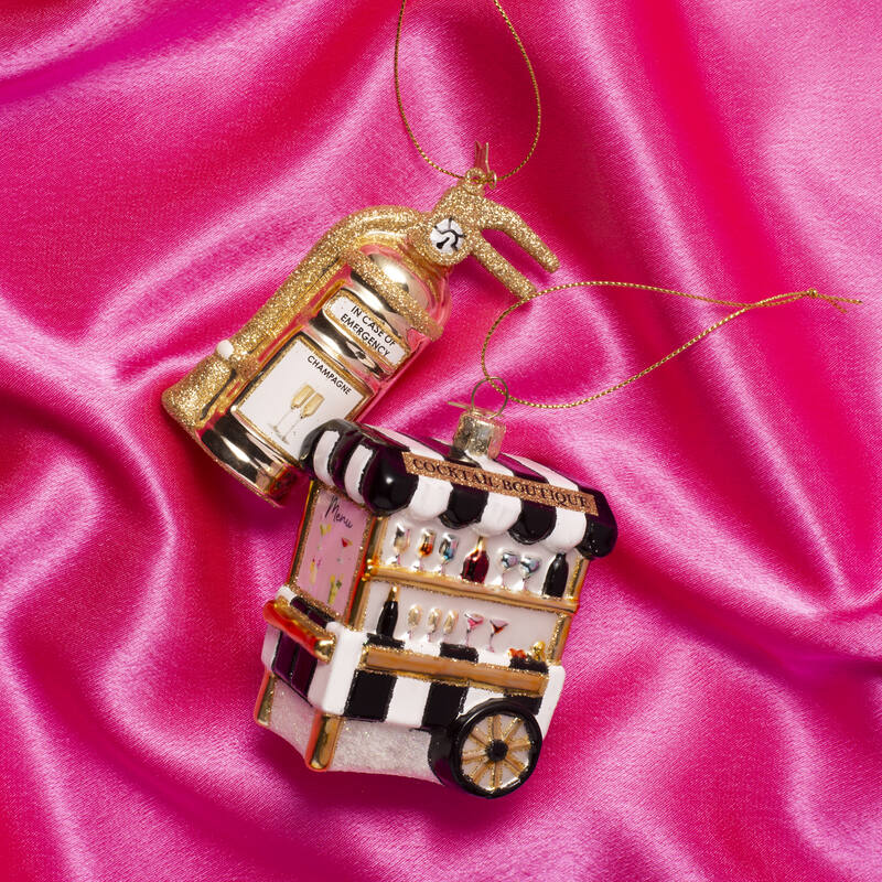 Multicolor Cocktail Boutique Ornament