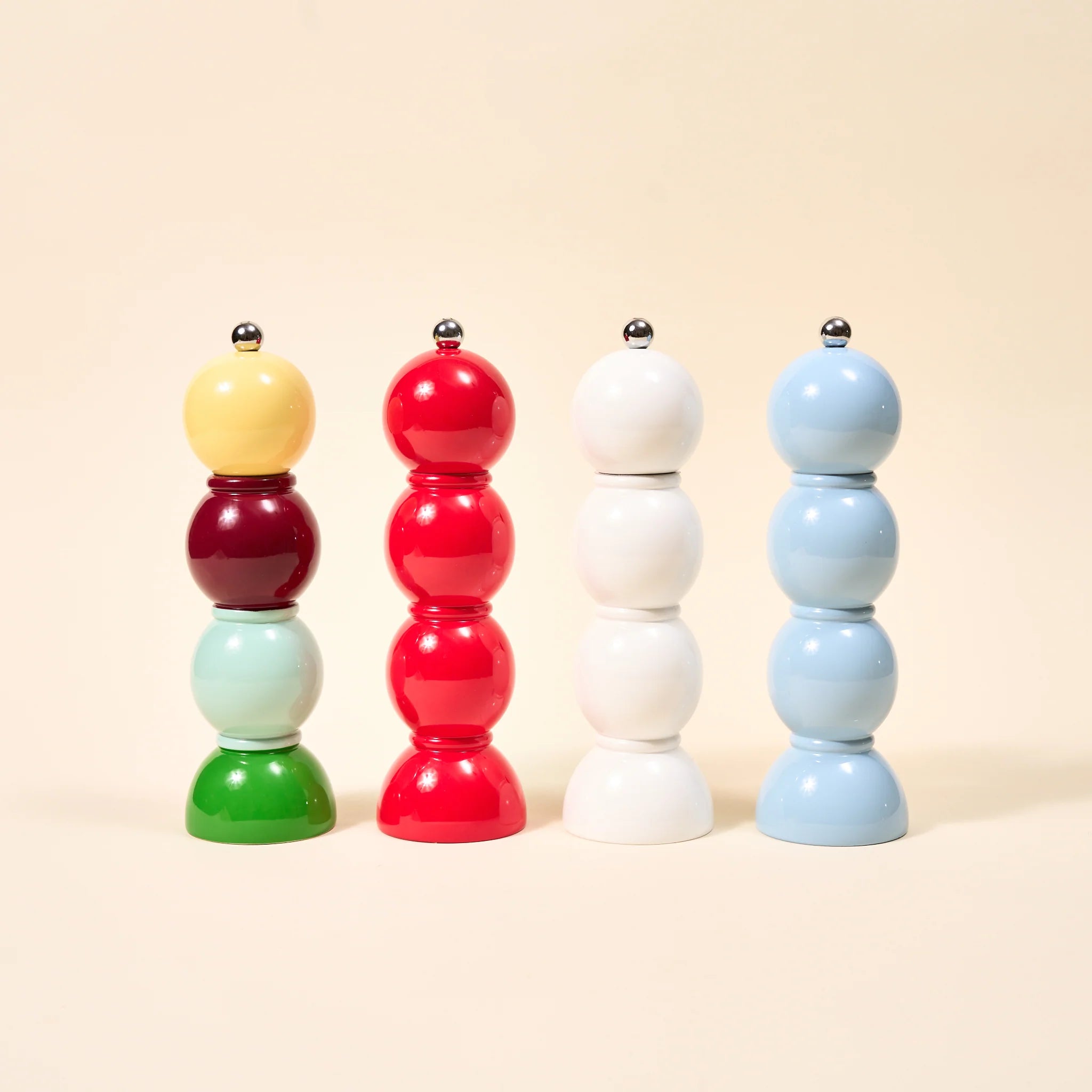 Red Bobbin Salt or Pepper Mill