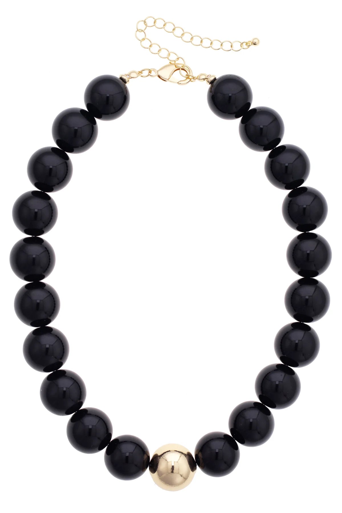 Marjorie Beaded Gumball Game Day Necklace