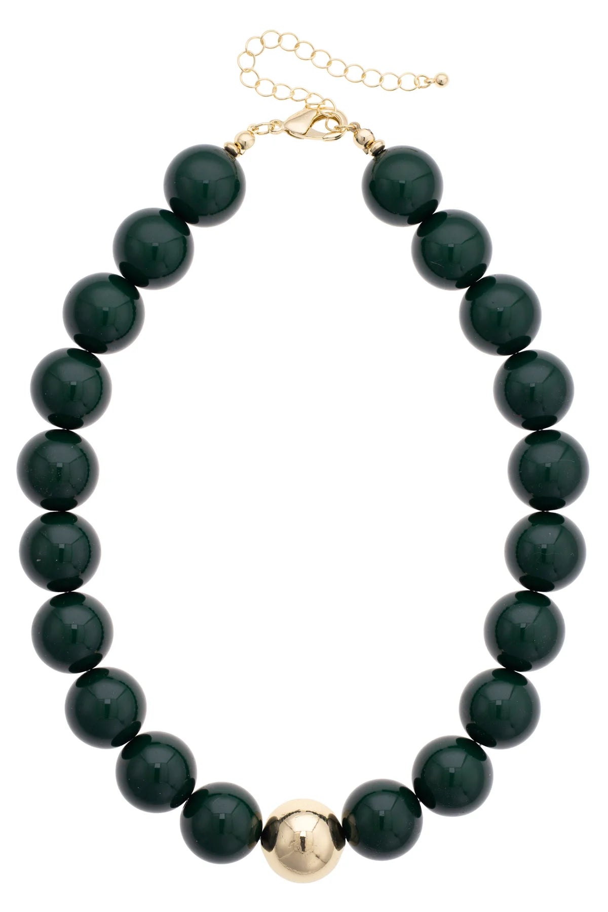 Marjorie Beaded Gumball Game Day Necklace