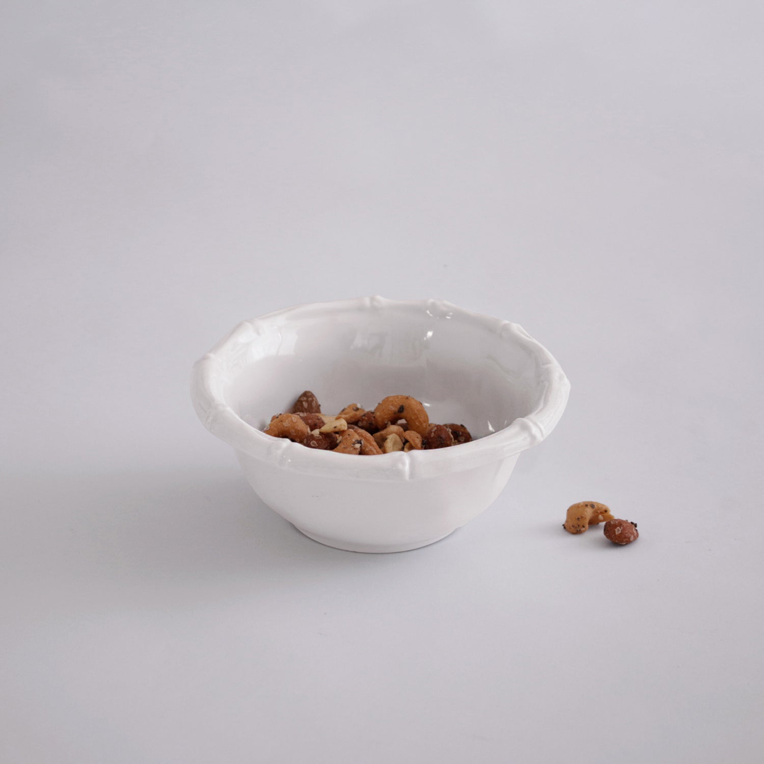 VIDA Bamboo Small Dip Bowl (White)