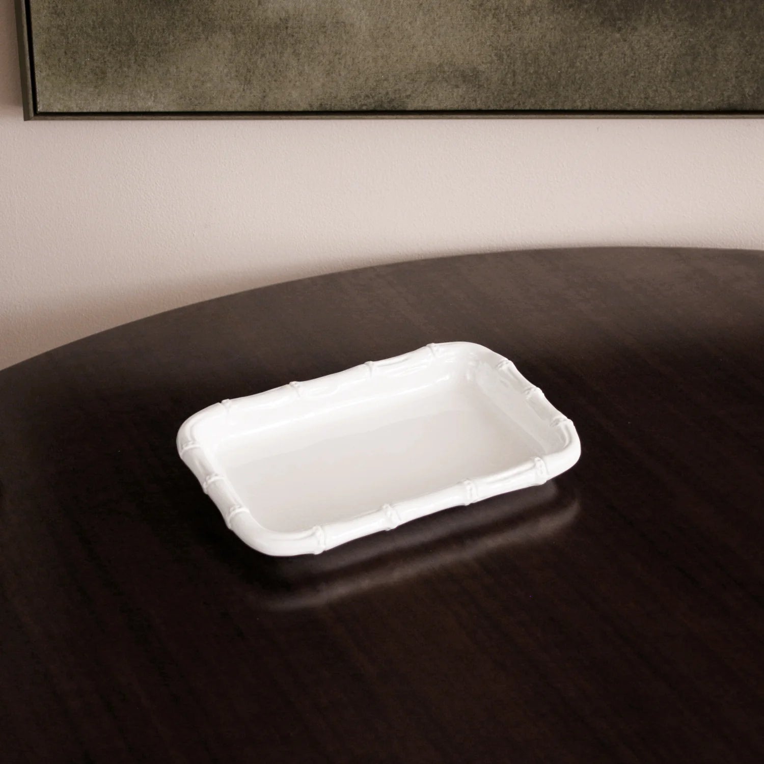 VIDA Bamboo Guest Towel Holder (White)