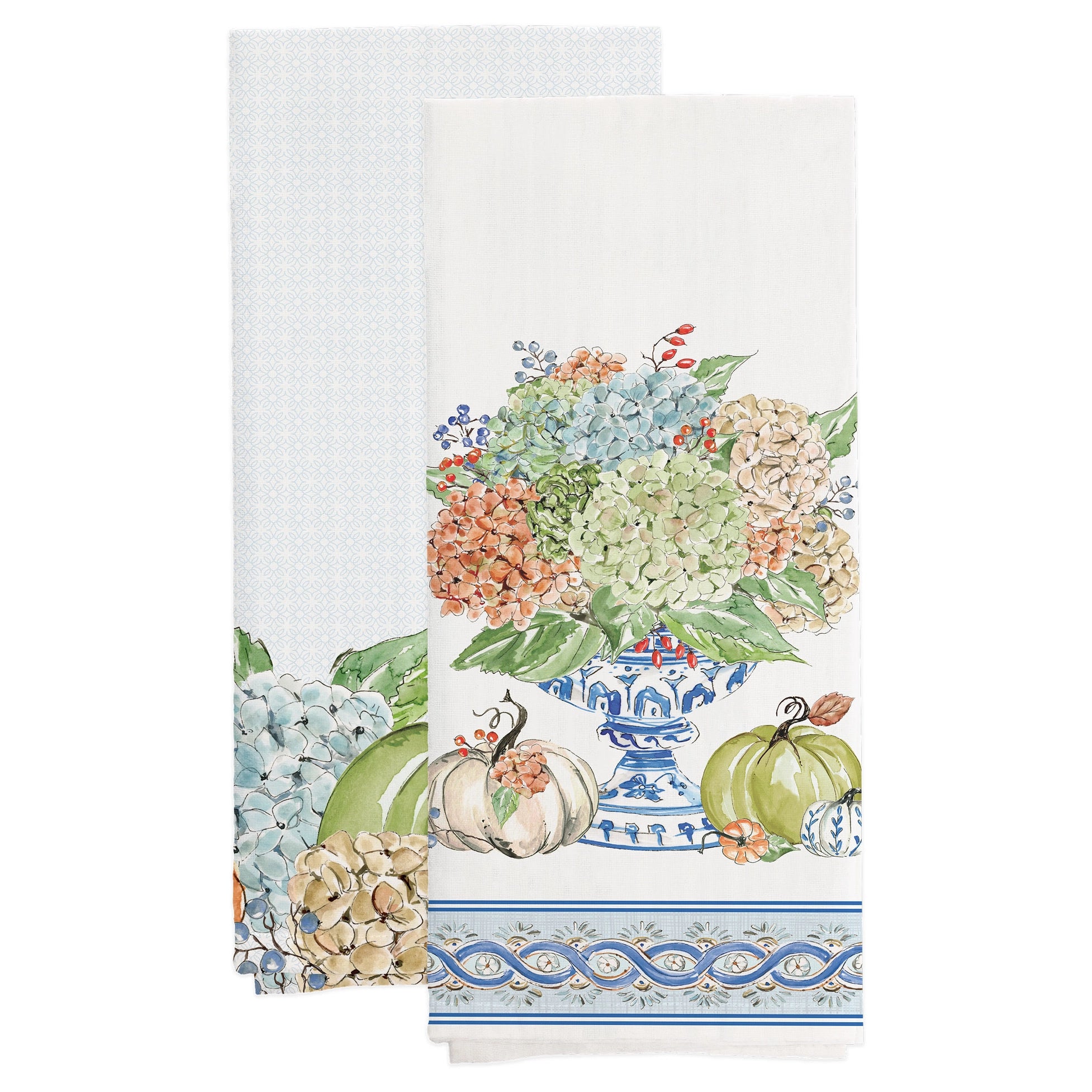 Fall Hydrangea Tea Towels | Set of 2