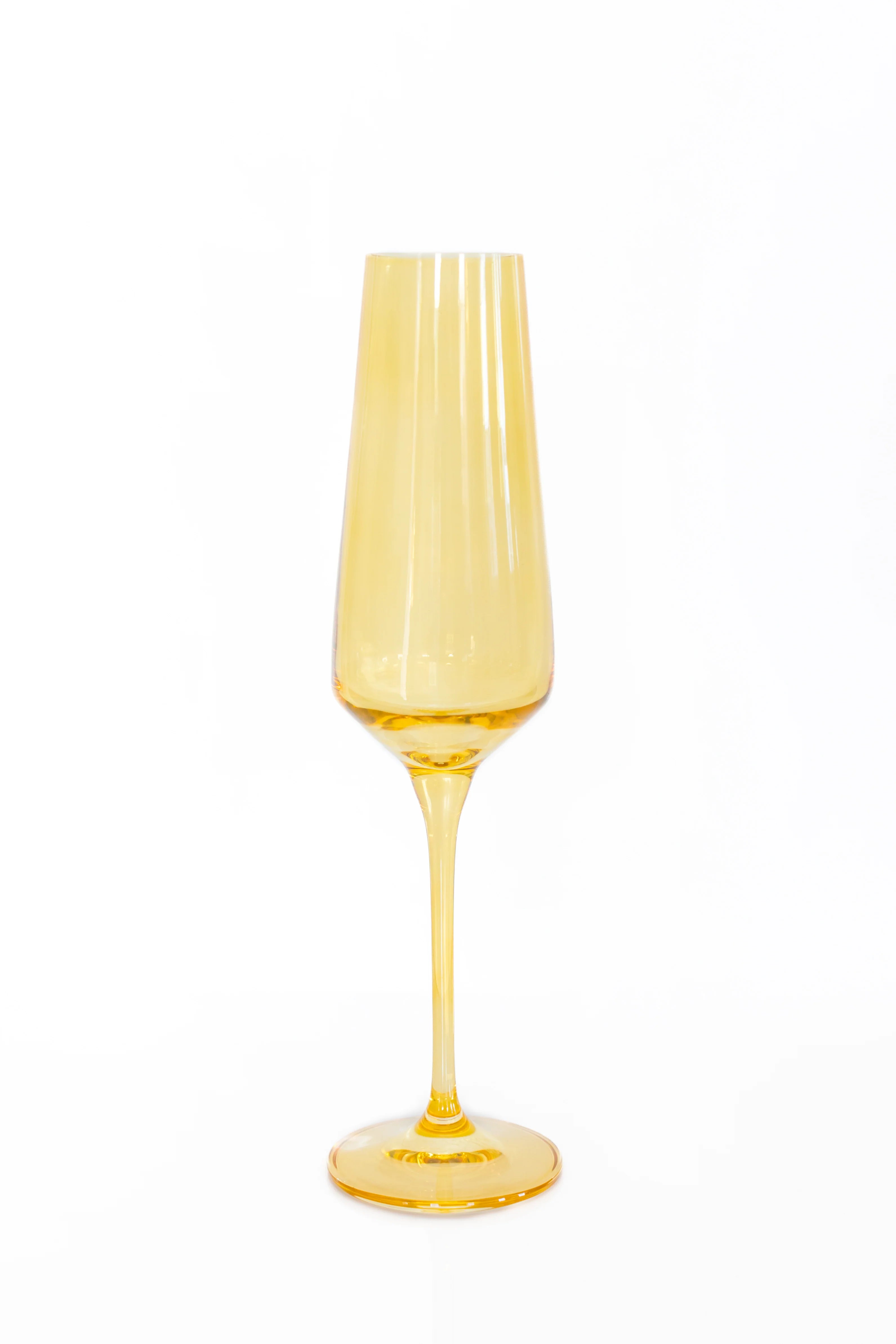 Estelle Champagne Flute - Single - Yellow