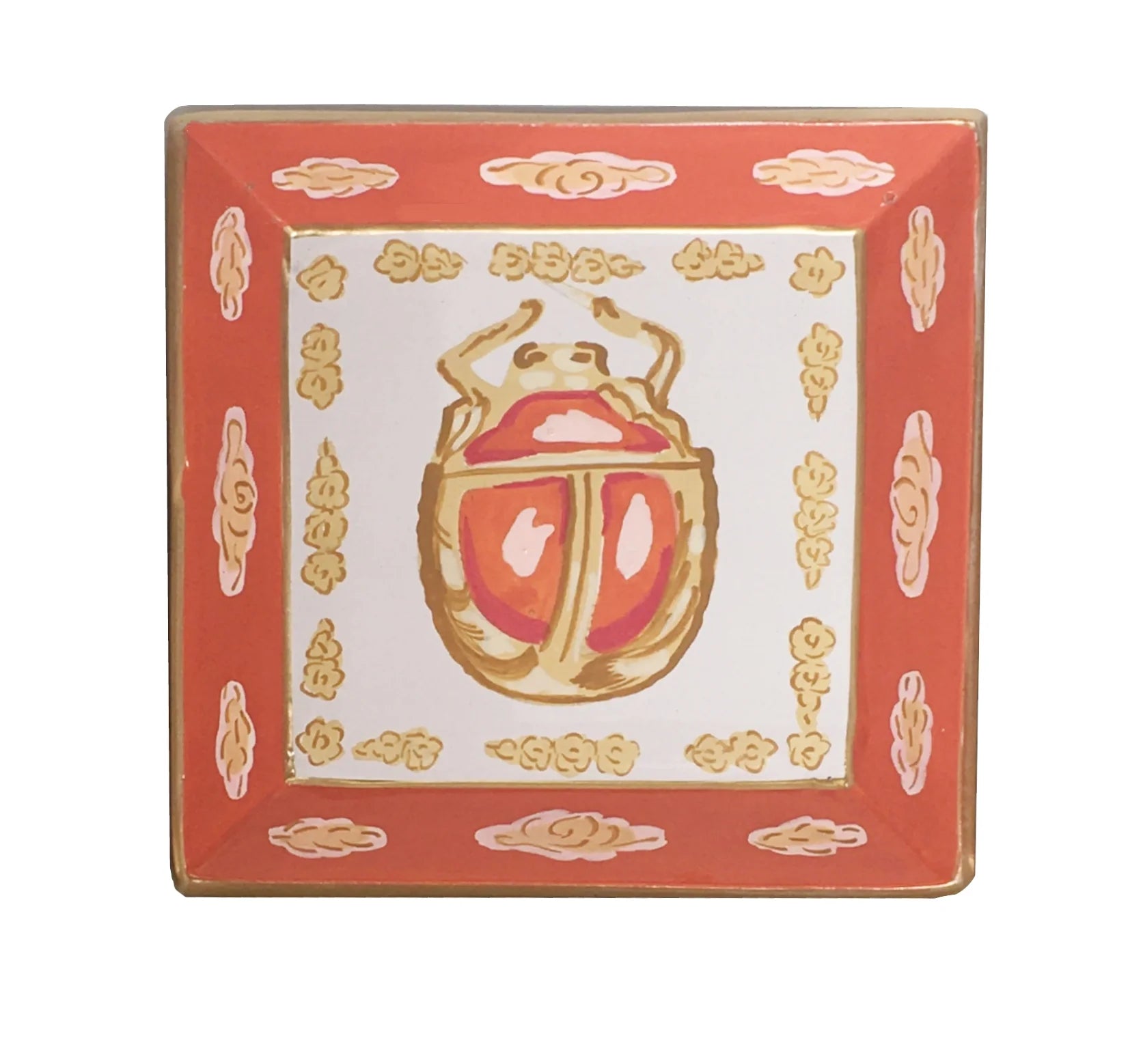 Buggy in Orange Square Tray