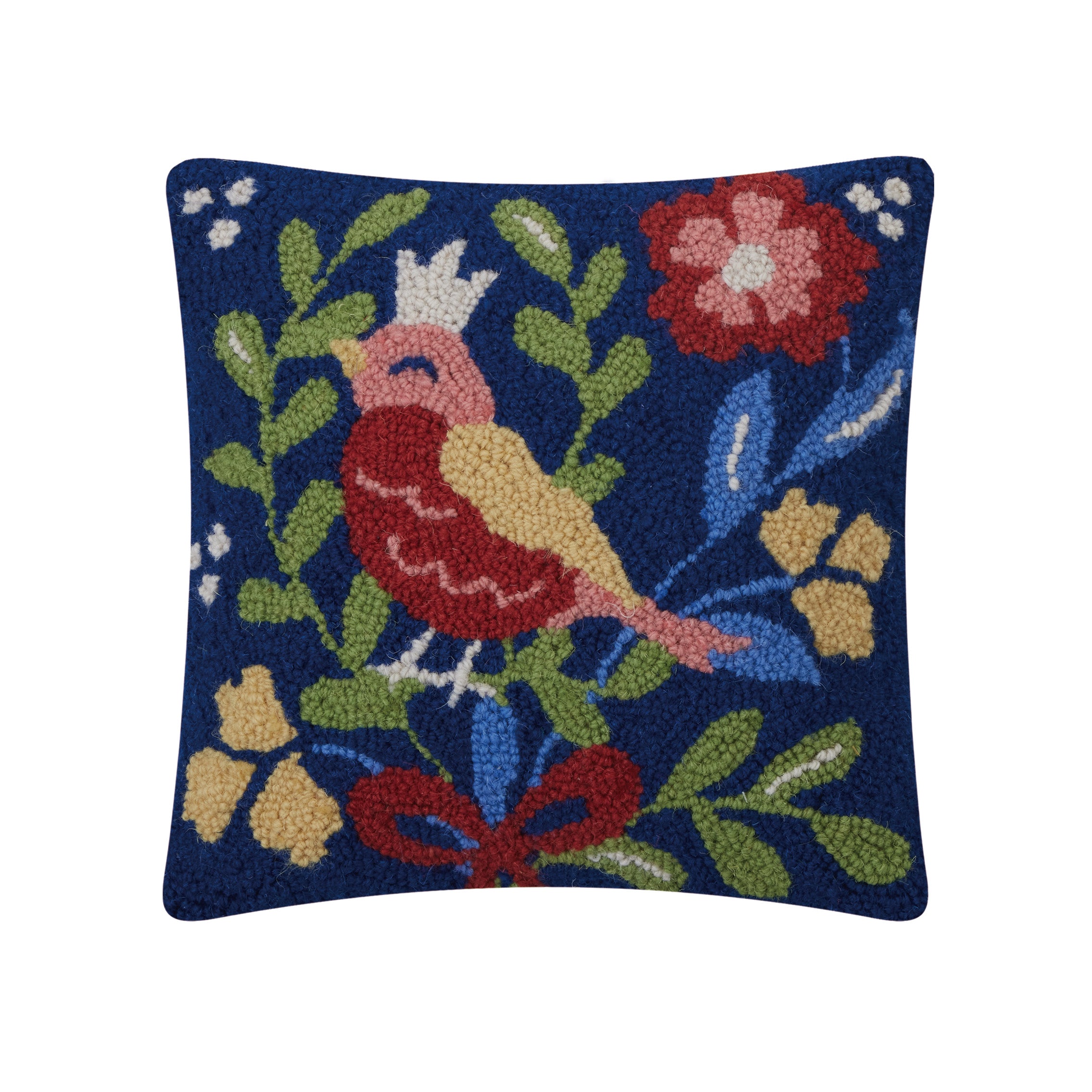 Bird In A Bouquet Hook Pillow
