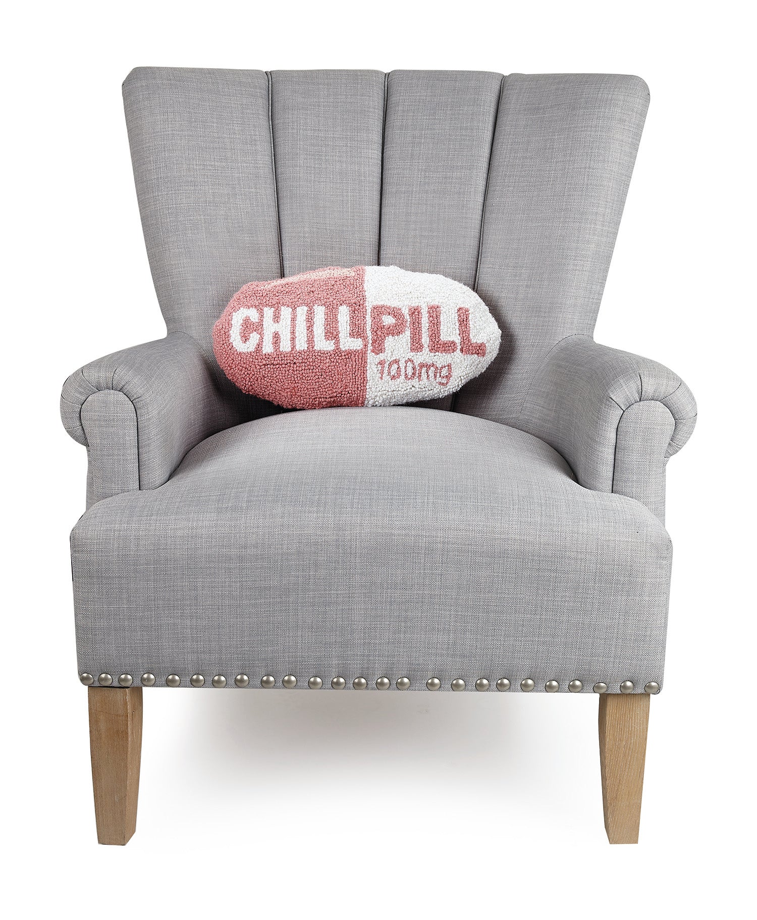 Chill Pill Hot Pink Hook Pillow