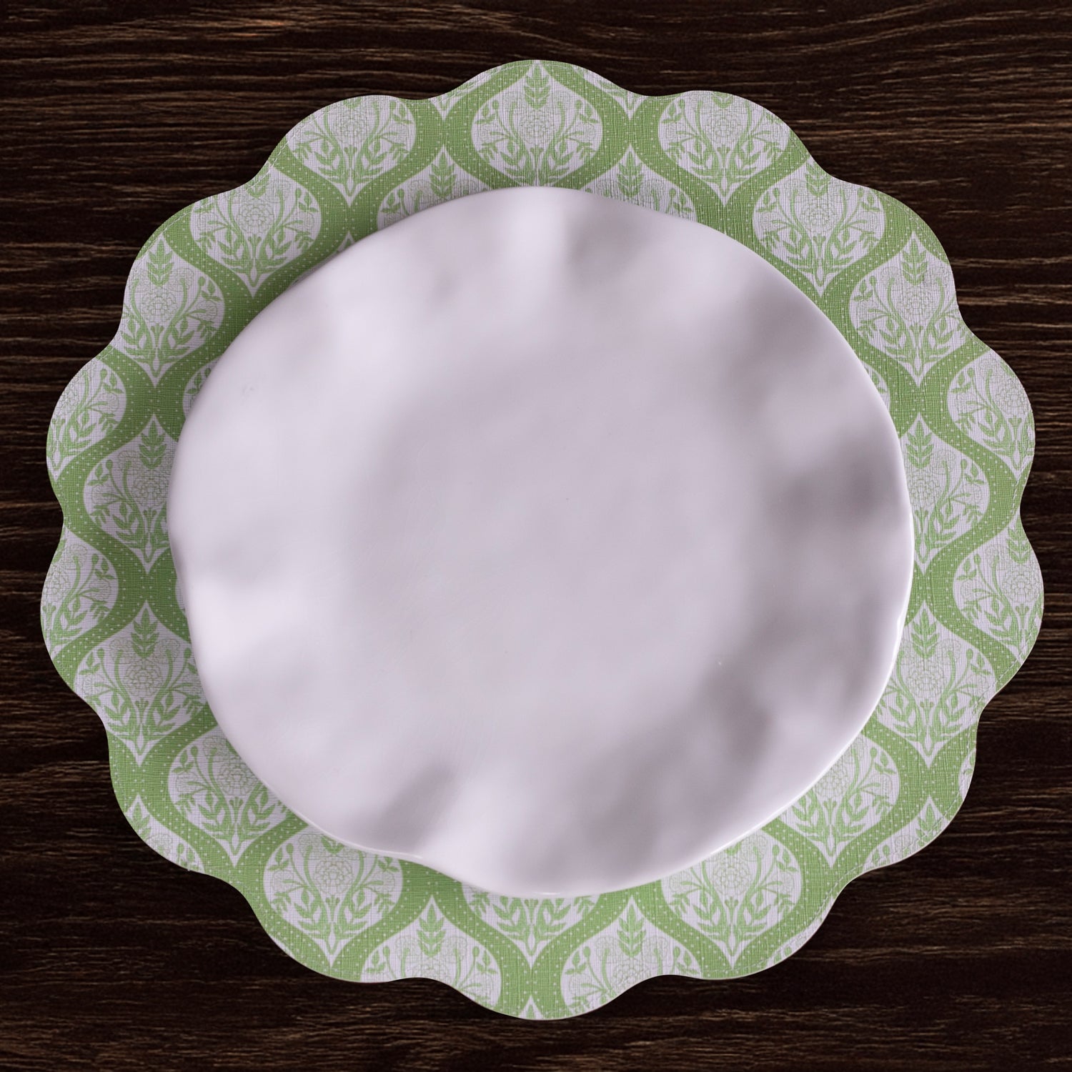 VIDA Blooms & Branches Reversible Round Placemats