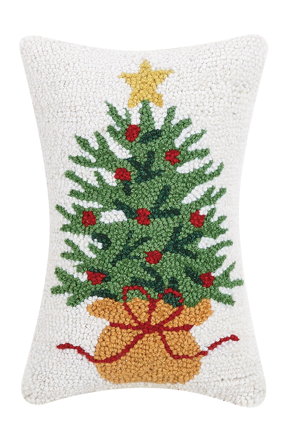 Wrapped Christmas Tree Hook Pillow