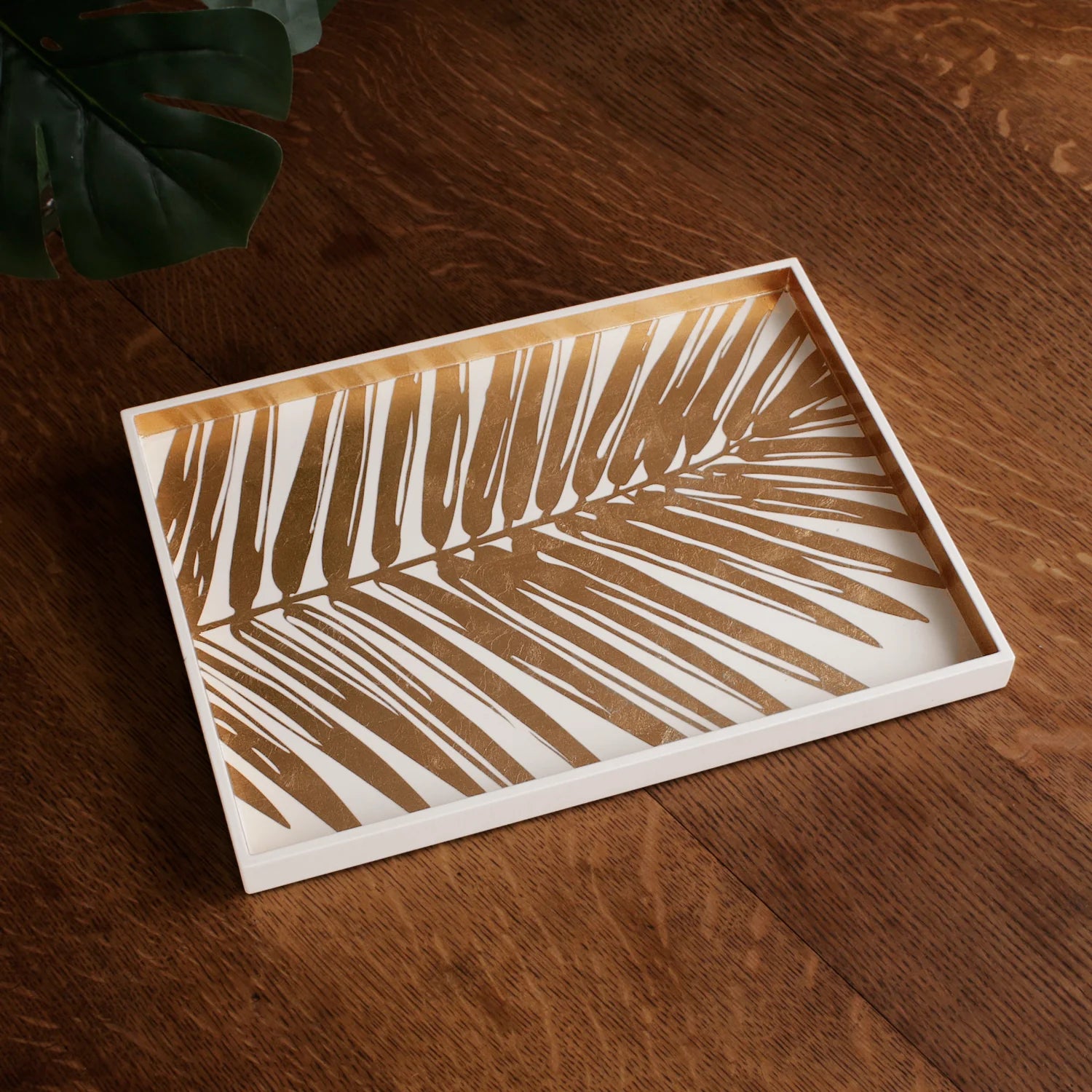 INDOCHINE Small Lacquered Palm Tray