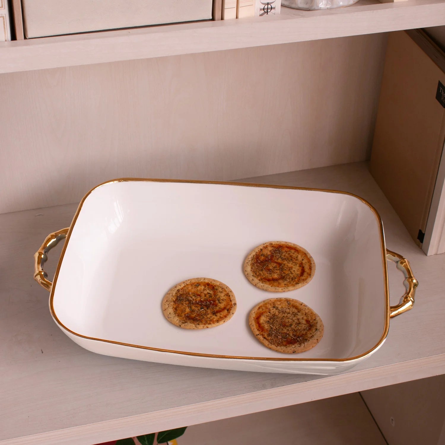 CERAMIC Bambu Rectangular Casserole