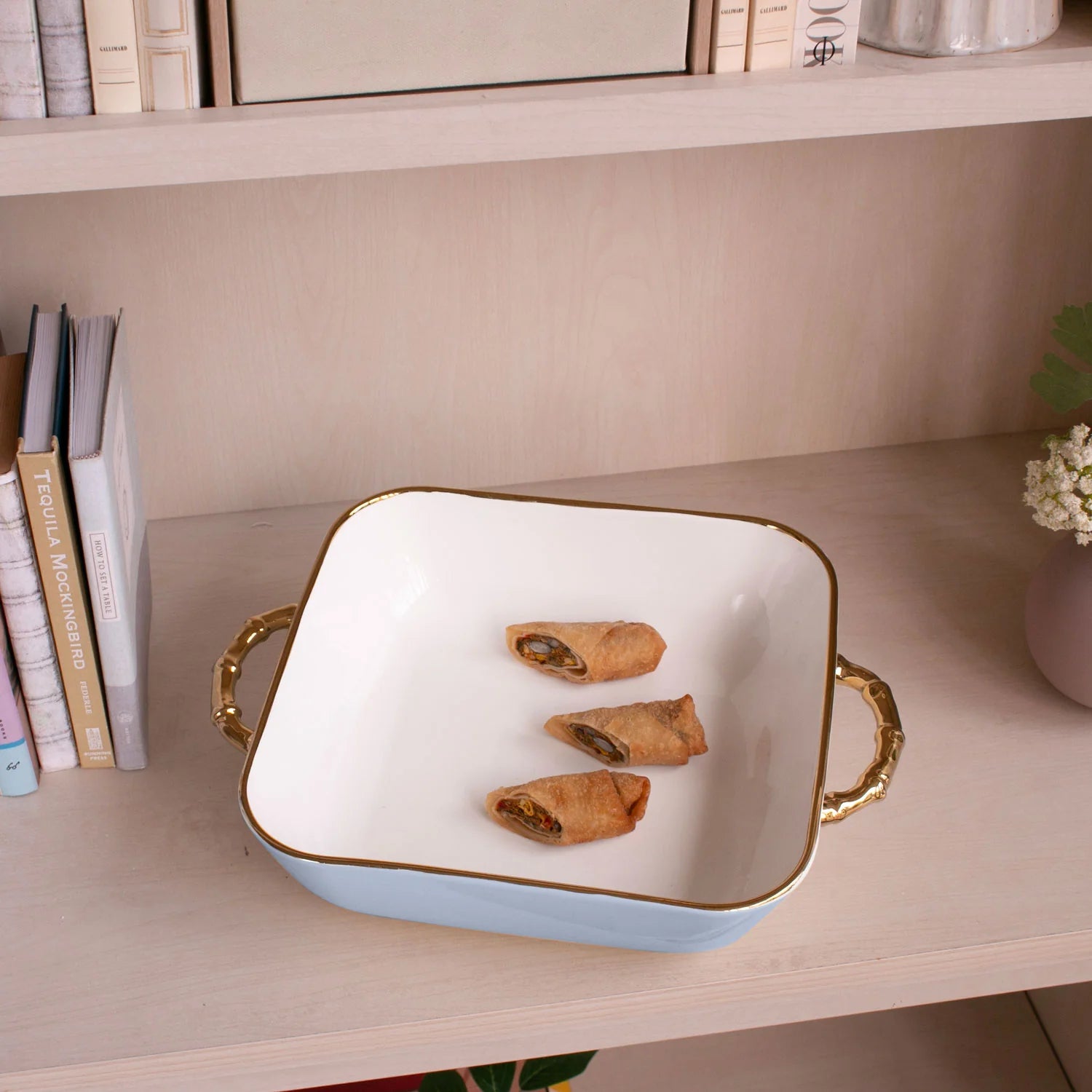 CERAMIC Bambu Square Casserole