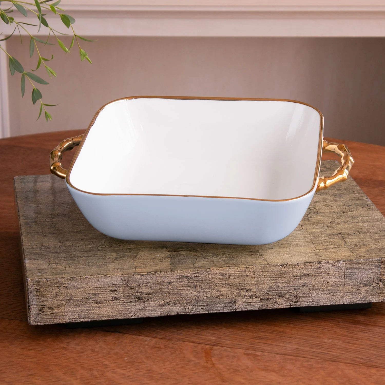 CERAMIC Bambu Square Casserole