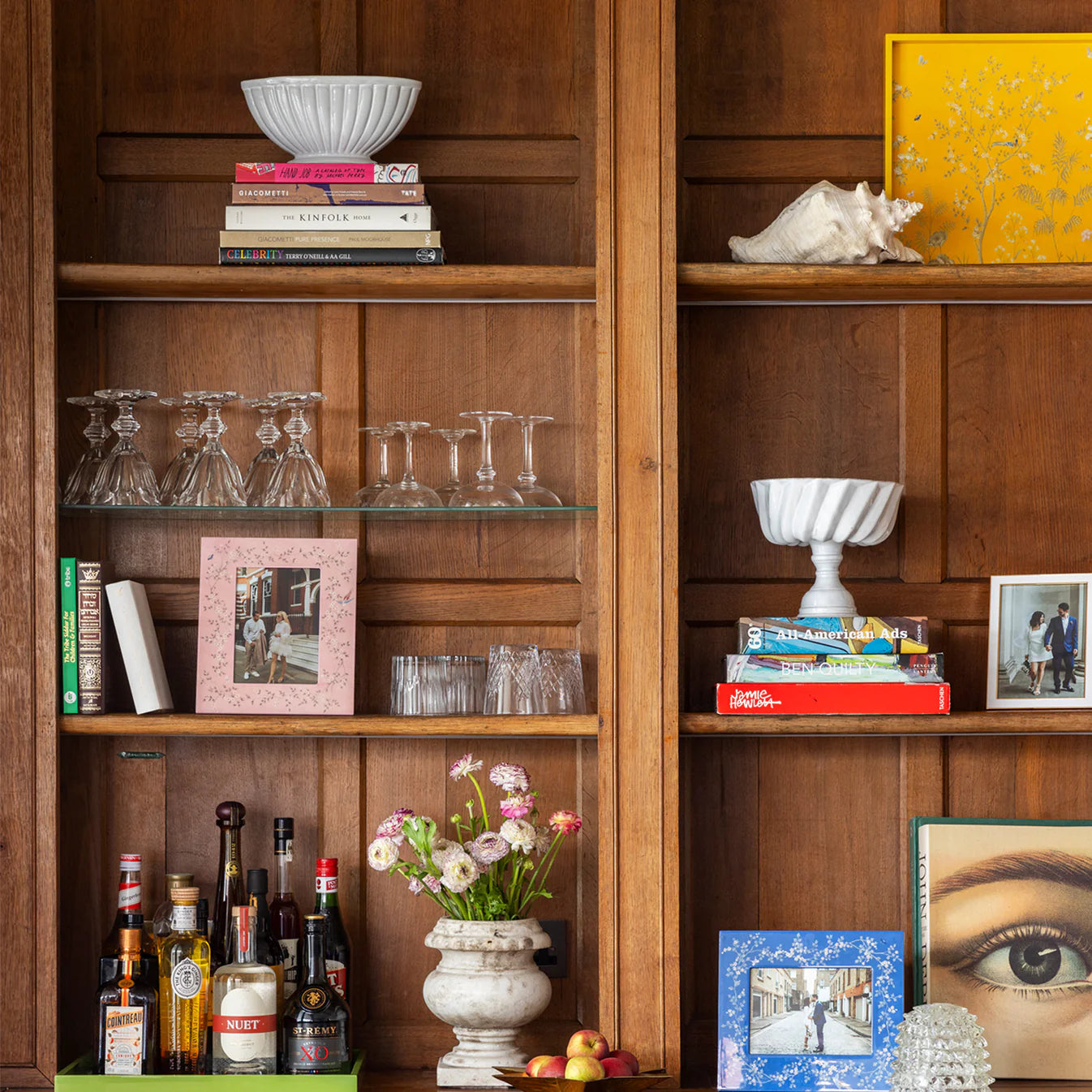 Small Green Chinoiserie Tray