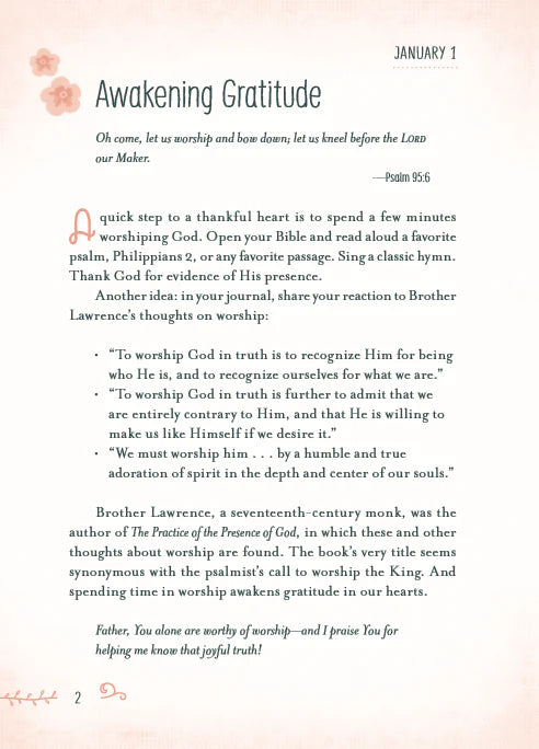 365 Devotions for a Thankful Heart