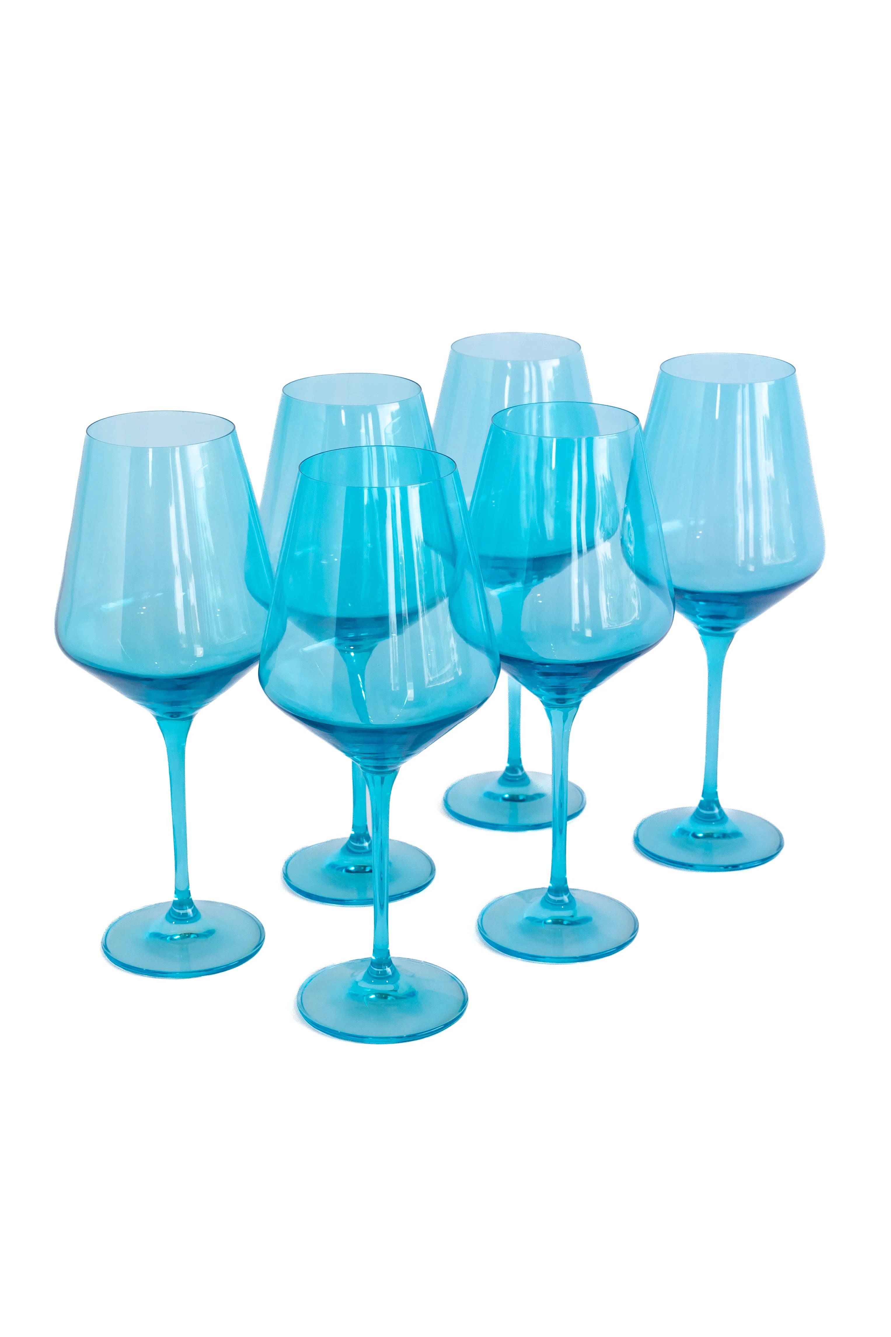 Estelle Wine Stemware - Bundle - Ocean Blue