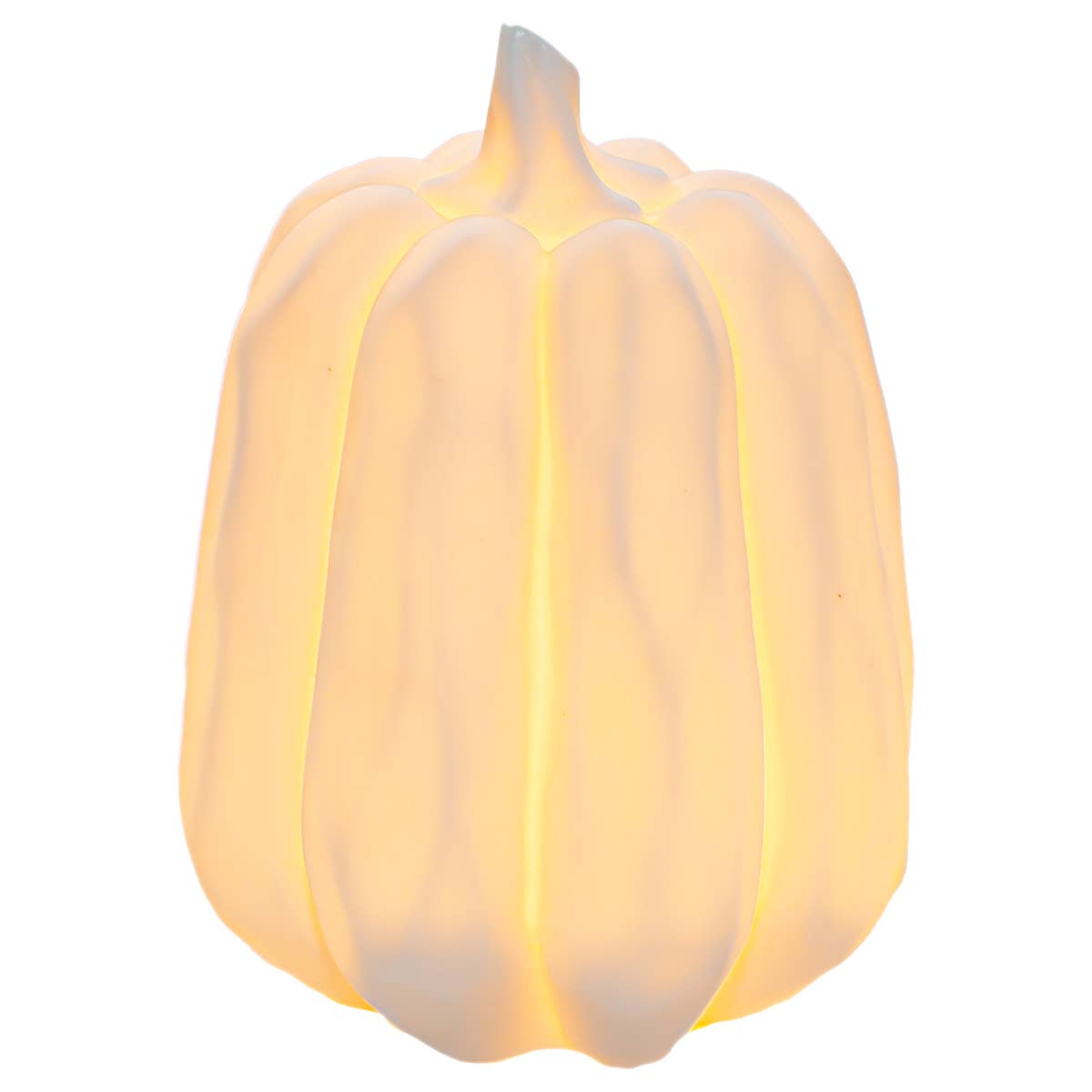White LED Pumpkin - Medium