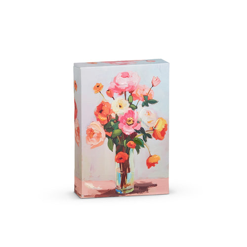 Orange Floral Wall Art