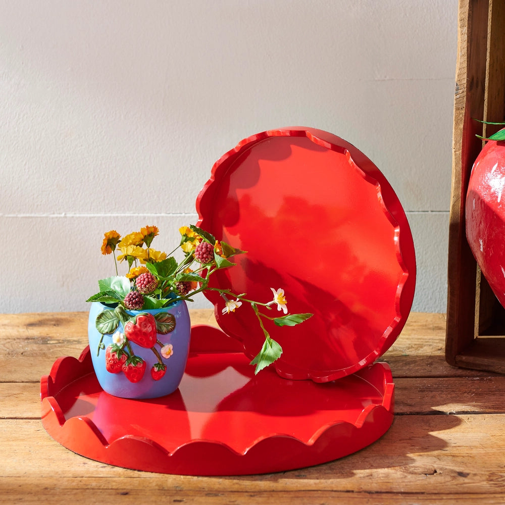 5" Strawberry Vase