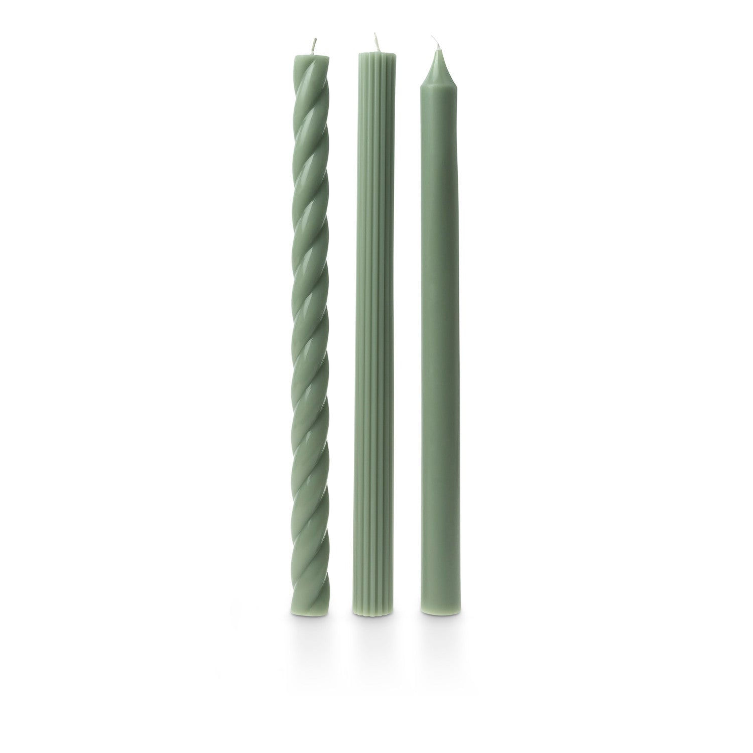 Hinoki Sage Taper Candle | Pack of 3