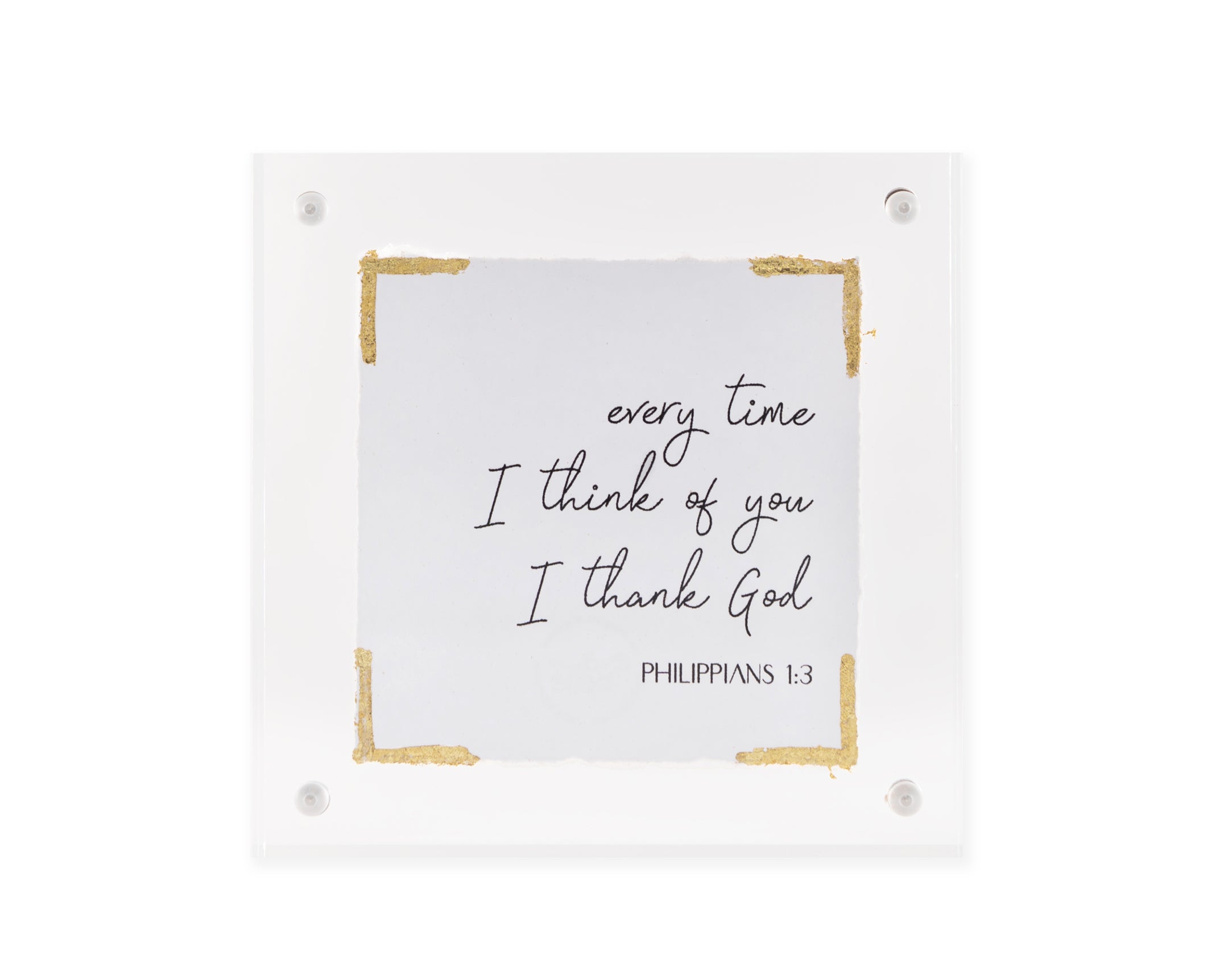 4×4 Acrylic Message Block
