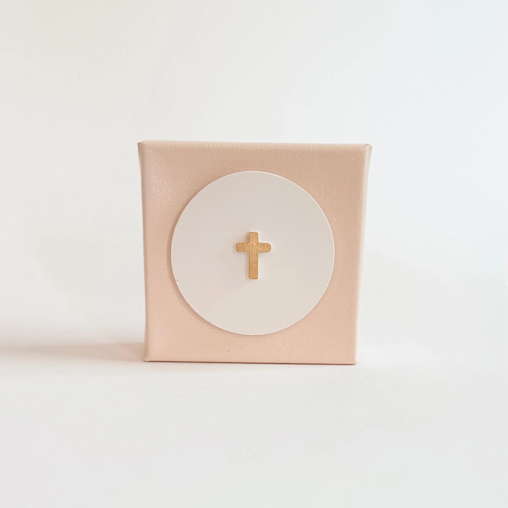 Tiny Cross Intaglio Canvas
